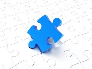 Fototapeta premium Jigsaw puzzle