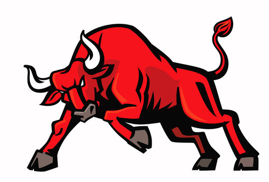 Vector Charging Bull