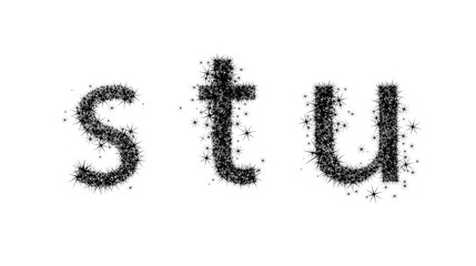 three letters of the alphabet