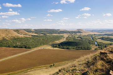 Fototapeta na wymiar Rural aerial view
