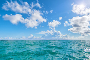 Perfect sky and ocean