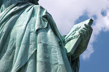 Statue of Liberty - close up of tablet © diak