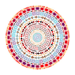 Round Aztec Ornament