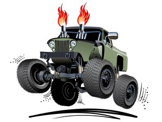 Cartoon Monster Truck © Mechanik