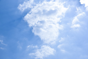 대한민국 서울의 맑은날 구름사진,소용돌이 또는 회오리처럼 보입니다