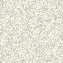 Seamless background in abstract style blue and beige