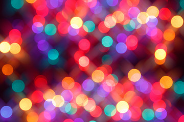 abstract defocused  colored lights