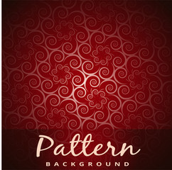 Красный винтажный флорал градиент паттерн 