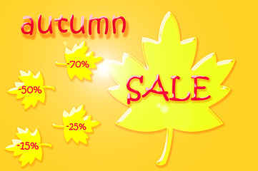 autumn discount sale