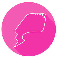 Round speech bubbles