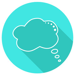 Round speech bubbles