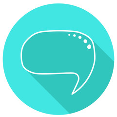 Naklejka premium Round speech bubbles