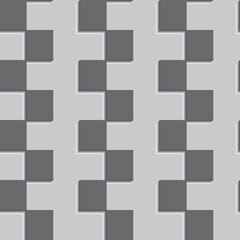 Decorative paneling pattern. Geometric seamless pattern.