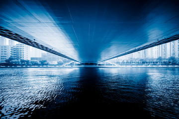 base bridge.urban bridge,tianjin china.