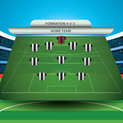 Soccer formation 