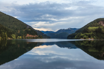 Fototapeta na wymiar Lake near North Cascades National Park, Washington, USA