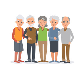 Fototapeta premium Elderly people