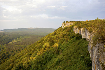 The view from the top of the mountain