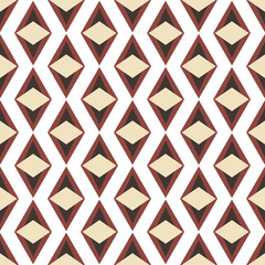 Vector seamless pattern. Modern stylish texture. Repeating geometric background with rhombus