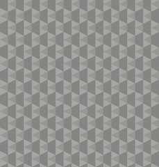 Stylish scandinavian grey shades geometric pattern. Great trendy web, printing or interior triangular seamless texture.