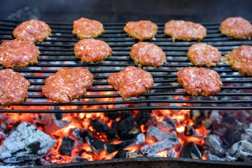 Grilled burgers