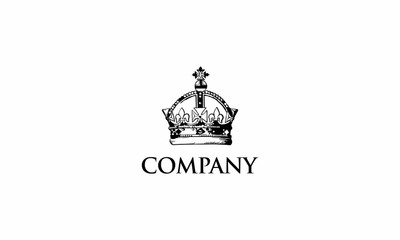 Crown silhouette logo by OriQ