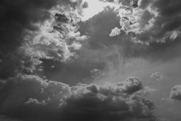 dark stormy sky