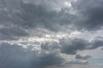 Fototapeta na wymiar sky before rain