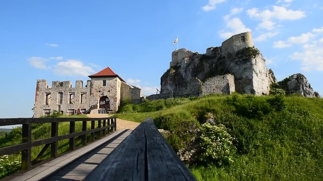 Castle Rabsztyn in Poland
