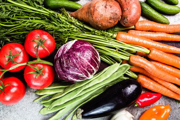 Gemüse frisch von der Ernte