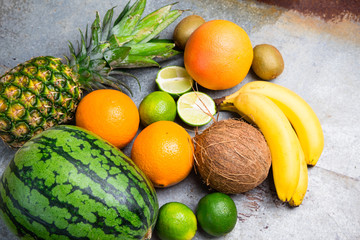 Frische lecker Früchte