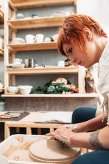 Pottery Craft Hobby Art Ceramics Lifestyle Occupation Concept