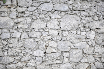 White stone wall for background