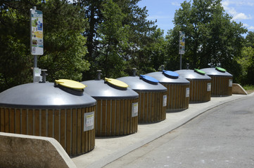 Station de tri des déchets ménagers