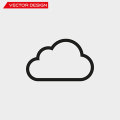 Vector cloud icon
