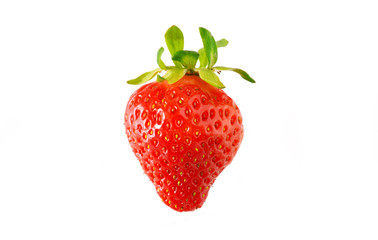 colorful of strawberry with white background 
