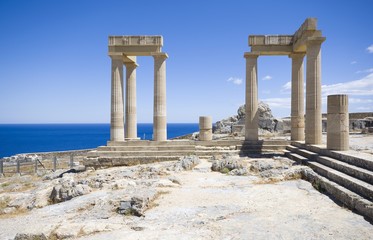 Hellenistic stoa, Lindos