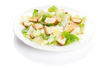 Fresh healthy caesar salad