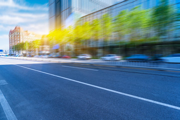 traffic in the downtown district,tianjin china.