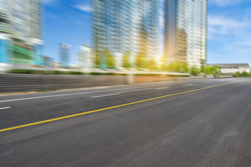 traffic in the downtown district,tianjin china.