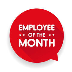 Employee of the month label
