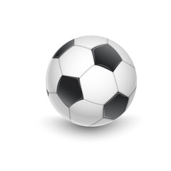 Obraz premium Soccer ball isolated on white.
