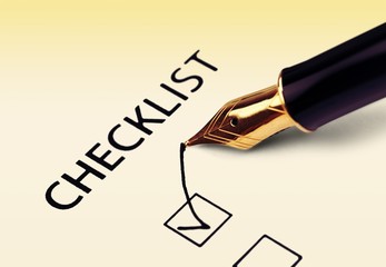 Checklist.