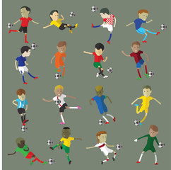 player football character