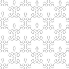Romantic floral seamless pattern for decoration damask wallpaper, vintage style