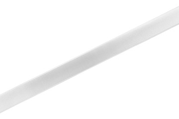 Straight ribbon, isolated on white