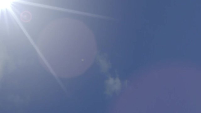 The worlds biggest airliner Airbus A380 flying in the sky, 4K footage