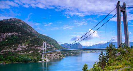 Bridge over Lysefjord, Norway