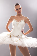 beautiful ballerina in point technique,posing © V&P Photo Studio
