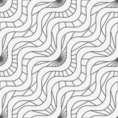 Shades of gray diagonal waves with ray layering